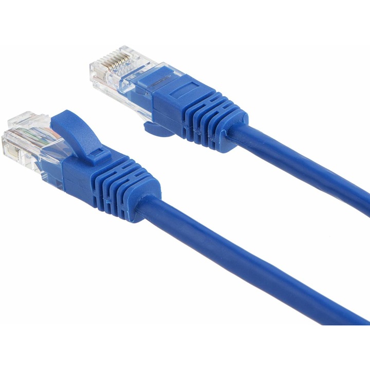 Acdcdependent Internet kábel, 10 méter, UTP, CAT5e, CCA vezető