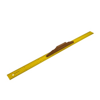 Rigla metalica cu scala metrica Polonia, maner lemn, lungime 800 mm Rigla metalica cu scala metrica Polonia, maner lemn, lungime 800 mm