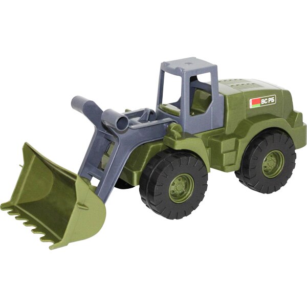 Utilaj constructie tip Buldozer Militar, 31x12x13 cm , Verde, 3 ani +