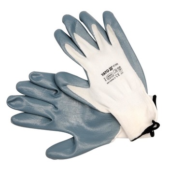 Manusi de lucru Yato YT-7474, nylon cu protectie nitril, marimea L Manusi de lucru Yato YT-7474, nylon cu protectie nitril, marimea L