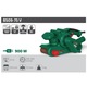 Slefuitor cu banda, viteza variabila, Dwt BS09-75 V, 900W, 290rpm, 533x76mm