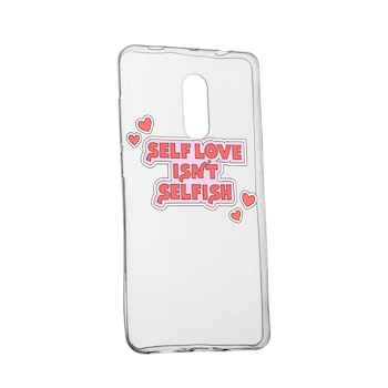 Husa de protectie cu mesaj Self Love, pentru Xiaomi Note 4 / 4X, rezistenta la uzura, anti-alunecare, din silicon Premium, 493 Husa de protectie cu mesaj Self Love, pentru Xiaomi Note 4 / 4X, rezistenta la uzura, anti-alunecare, din silicon Premium, 493