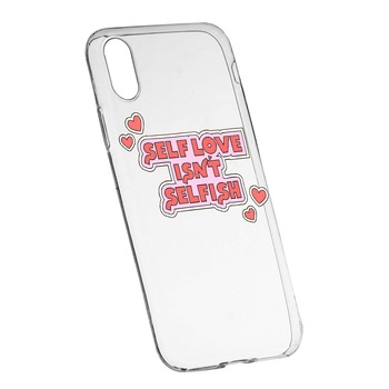 Husa de protectie cu mesaj Self Love, pentru Sony XA1 Plus, rezistenta la uzura, anti-alunecare, din silicon Premium, 493 Husa de protectie cu mesaj Self Love, pentru Sony XA1 Plus, rezistenta la uzura, anti-alunecare, din silicon Premium, 493