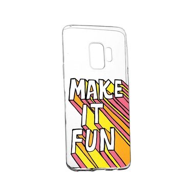 Husa de protectie cu mesaj Make It Fun, pentru Huawei Honor 7, rezistenta la uzura, anti-alunecare, din silicon Premium, 494 Husa de protectie cu mesaj Make It Fun, pentru Huawei Honor 7, rezistenta la uzura, anti-alunecare, din silicon Premium, 494