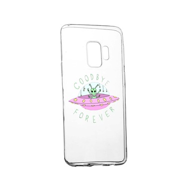 Husa de protectie Universe, Planeta UFO Good Bye, pentru Samsung Galaxy S9, rezistenta la uzura, anti-alunecare, din silicon Premium, 474 Husa de protectie Universe, Planeta UFO Good Bye, pentru Samsung Galaxy S9, rezistenta la uzura, anti-alunecare, din silicon Premium, 474