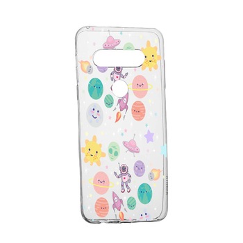 Husa de protectie Universe, Planeta UFO, pentru LG K50 / Q60, rezistenta la uzura, anti-alunecare, din silicon Premium, 473 Husa de protectie Universe, Planeta UFO, pentru LG K50 / Q60, rezistenta la uzura, anti-alunecare, din silicon Premium, 473