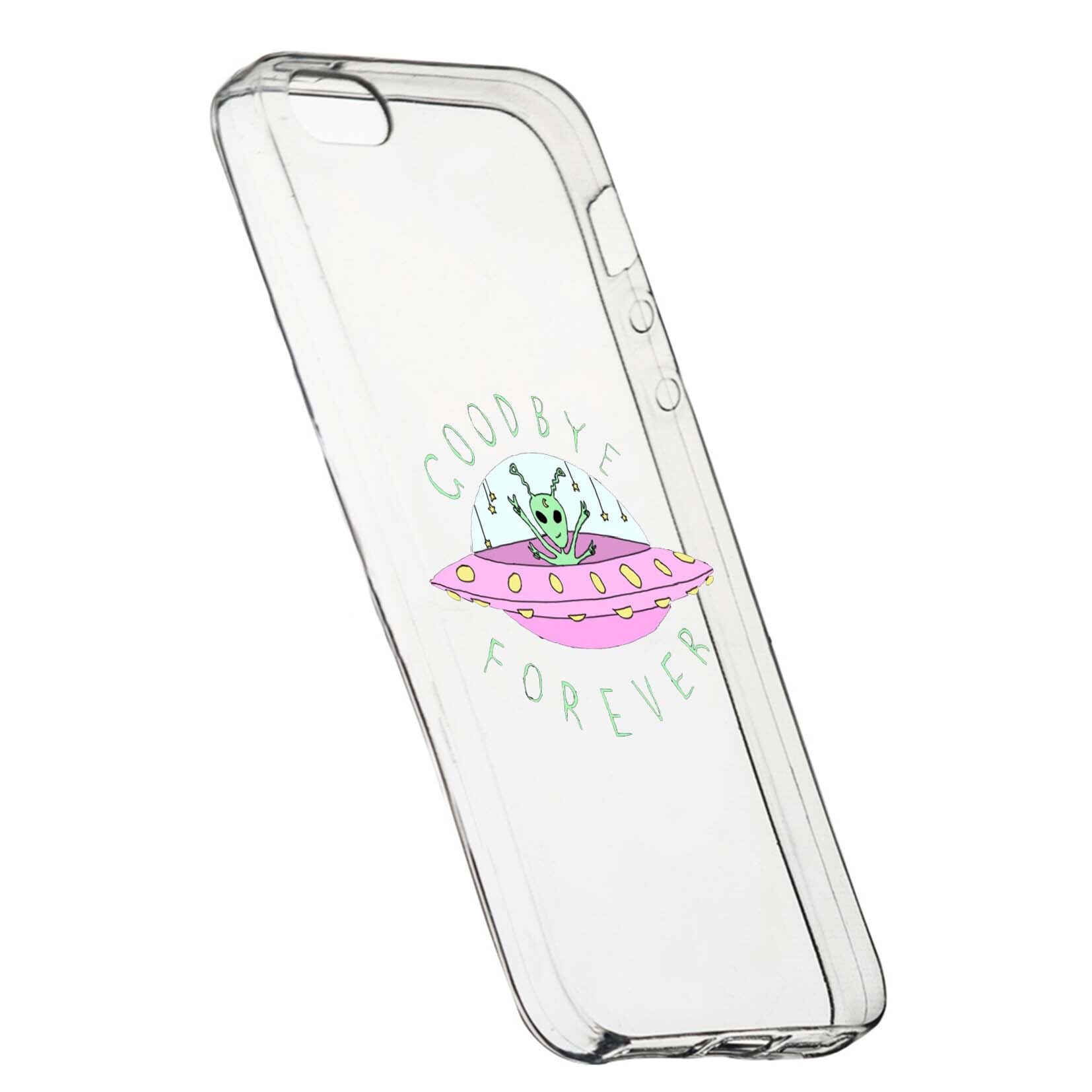 Husa de protectie Universe, Planeta UFO Good Bye, pentru Xiaomi Mi5S, rezistenta la uzura, anti-alunecare, din silicon Premium, 474