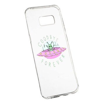 Husa de protectie Universe, Planeta UFO Good Bye, pentru Samsung Galaxy S8, rezistenta la uzura, anti-alunecare, din silicon Premium, 474 Husa de protectie Universe, Planeta UFO Good Bye, pentru Samsung Galaxy S8, rezistenta la uzura, anti-alunecare, din silicon Premium, 474
