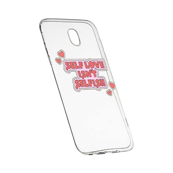 Husa de protectie cu mesaj Self Love, pentru HTC U Play, rezistenta la uzura, anti-alunecare, din silicon Premium, 493 Husa de protectie cu mesaj Self Love, pentru HTC U Play, rezistenta la uzura, anti-alunecare, din silicon Premium, 493