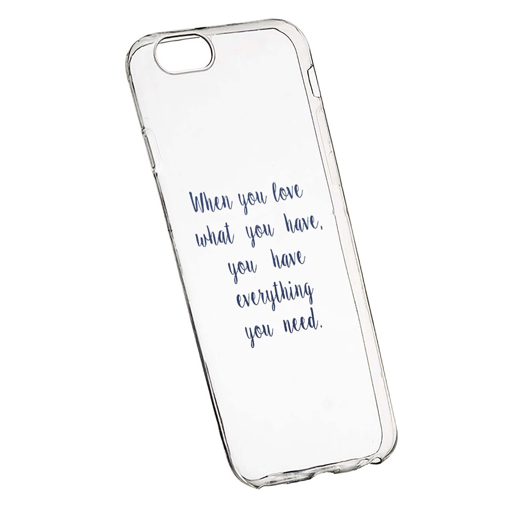 Husa de protectie cu mesaj Love, pentru Apple iPhone 7 Plus / 8 Plus, rezistenta la uzura, anti-alunecare, din silicon Premium, 476