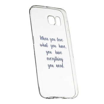 Husa de protectie cu mesaj Love, pentru HTC U Ultra, rezistenta la uzura, anti-alunecare, din silicon Premium, 476 Husa de protectie cu mesaj Love, pentru HTC U Ultra, rezistenta la uzura, anti-alunecare, din silicon Premium, 476