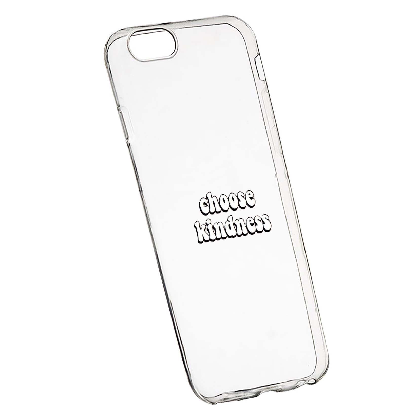 Husa de protectie cu mesaj Kindness, pentru Apple iPhone 6 Plus / 6S Plus, rezistenta la uzura, anti-alunecare, din silicon Premium, 478