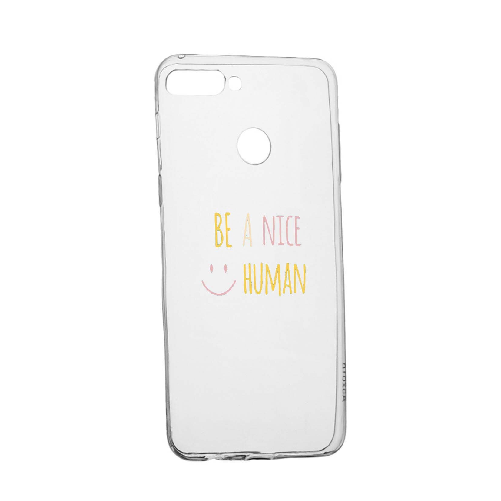 Husa de protectie cu mesaj Human, pentru Xiaomi Redmi 6, rezistenta la uzura, anti-alunecare, din silicon Premium, 480