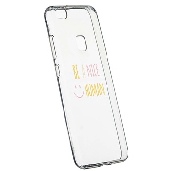 Husa de protectie cu mesaj Human, pentru Huawei P10 Lite, rezistenta la uzura, anti-alunecare, din silicon Premium, 480 Husa de protectie cu mesaj Human, pentru Huawei P10 Lite, rezistenta la uzura, anti-alunecare, din silicon Premium, 480
