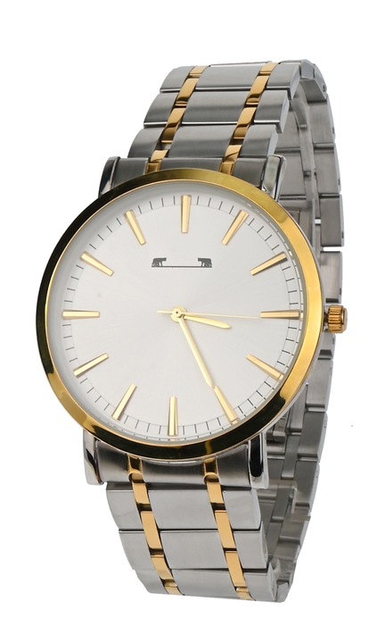 Ceas de mana barbati elegant, Argintiu/Auriu Matteo Ferari - MF10027SILVERGA