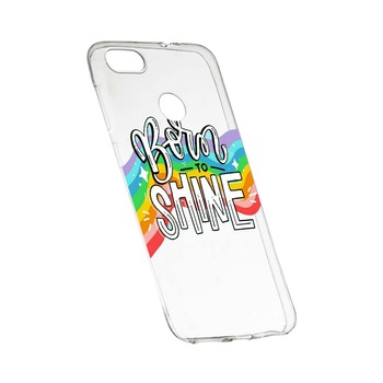 Husa de protectie cu mesaj Born To Shine, pentru Huawei Y9 2018, rezistenta la uzura, anti-alunecare, din silicon Premium, 489 Husa de protectie cu mesaj Born To Shine, pentru Huawei Y9 2018, rezistenta la uzura, anti-alunecare, din silicon Premium, 489