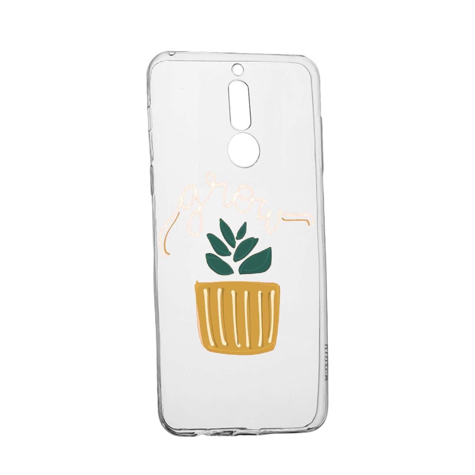 Husa de protectie cu mesaj Grow, pentru Sony Xperia 1/ XZ4, rezistenta la uzura, anti-alunecare, din silicon Premium, 490