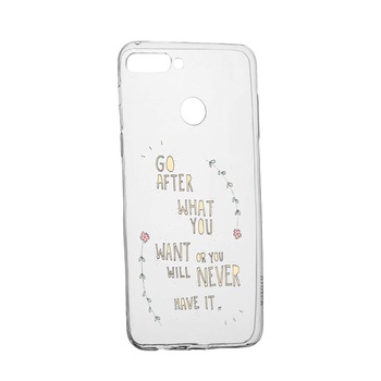Husa de protectie cu mesaj Be Positive, pentru Xiaomi Redmi Note 7, rezistenta la uzura, anti-alunecare, din silicon Premium, 483 Husa de protectie cu mesaj Be Positive, pentru Xiaomi Redmi Note 7, rezistenta la uzura, anti-alunecare, din silicon Premium, 483
