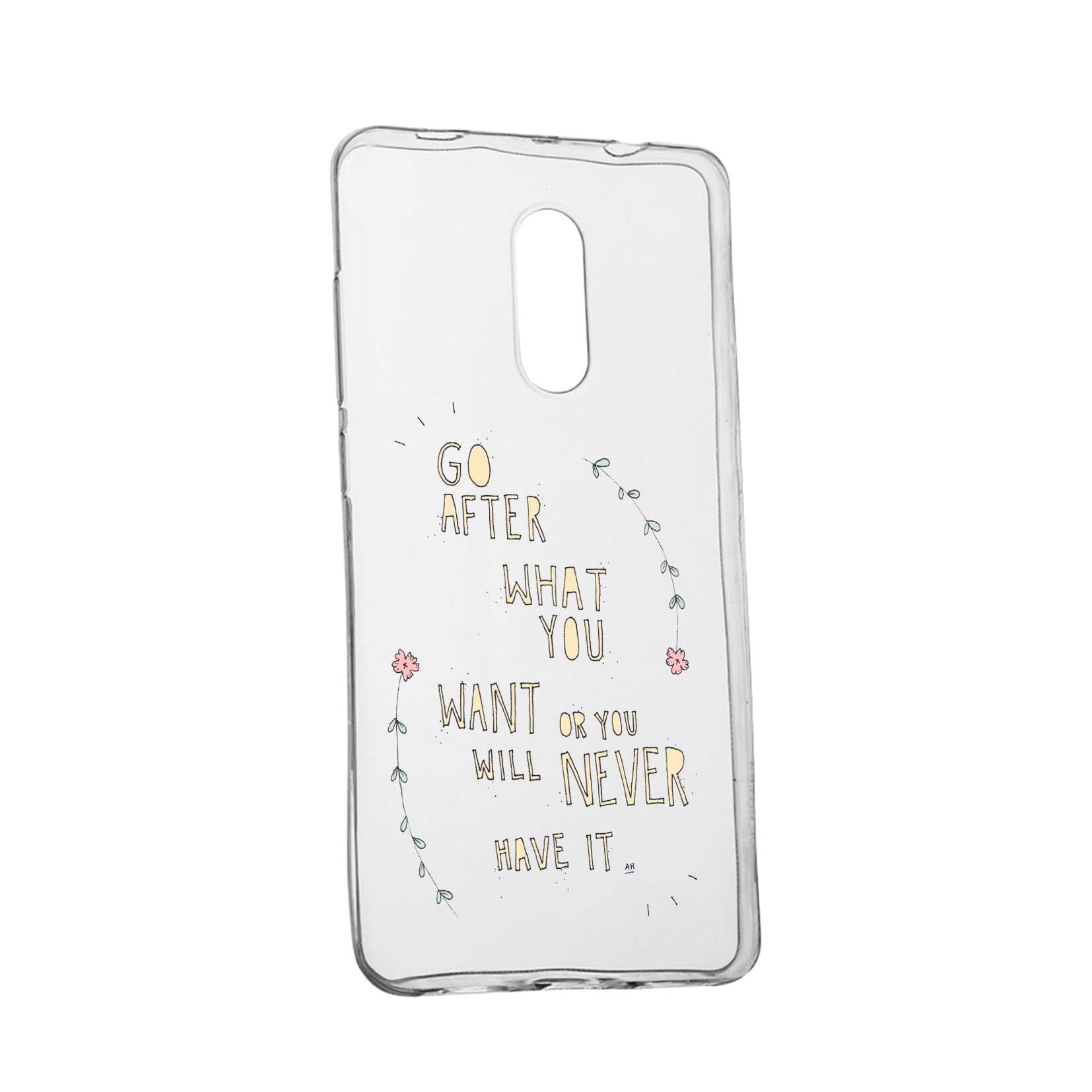 Husa de protectie cu mesaj Be Positive, pentru Xiaomi Note 4 / 4X, rezistenta la uzura, anti-alunecare, din silicon Premium, 483