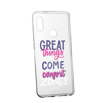 Husa de protectie cu mesaj Great Things, pentru Xiaomi Mi8, rezistenta la uzura, anti-alunecare, din silicon Premium, 486 Husa de protectie cu mesaj Great Things, pentru Xiaomi Mi8, rezistenta la uzura, anti-alunecare, din silicon Premium, 486