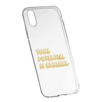 Husa de protectie cu mesaj Endless, pentru Sony XA1 Plus, rezistenta la uzura, anti-alunecare, din silicon Premium, 484 Husa de protectie cu mesaj Endless, pentru Sony XA1 Plus, rezistenta la uzura, anti-alunecare, din silicon Premium, 484