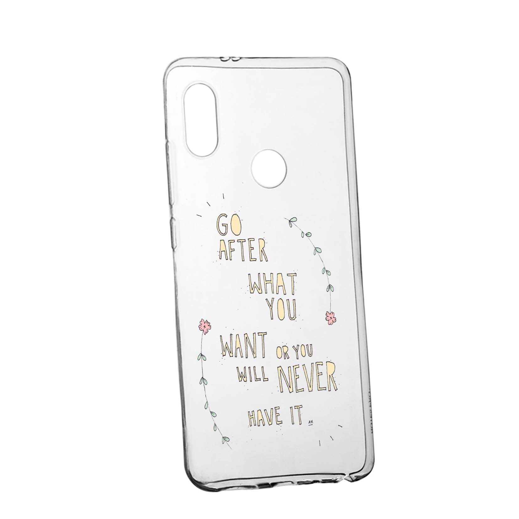 Husa de protectie cu mesaj Be Positive, pentru Samsung Galaxy A20e, rezistenta la uzura, anti-alunecare, din silicon Premium, 483