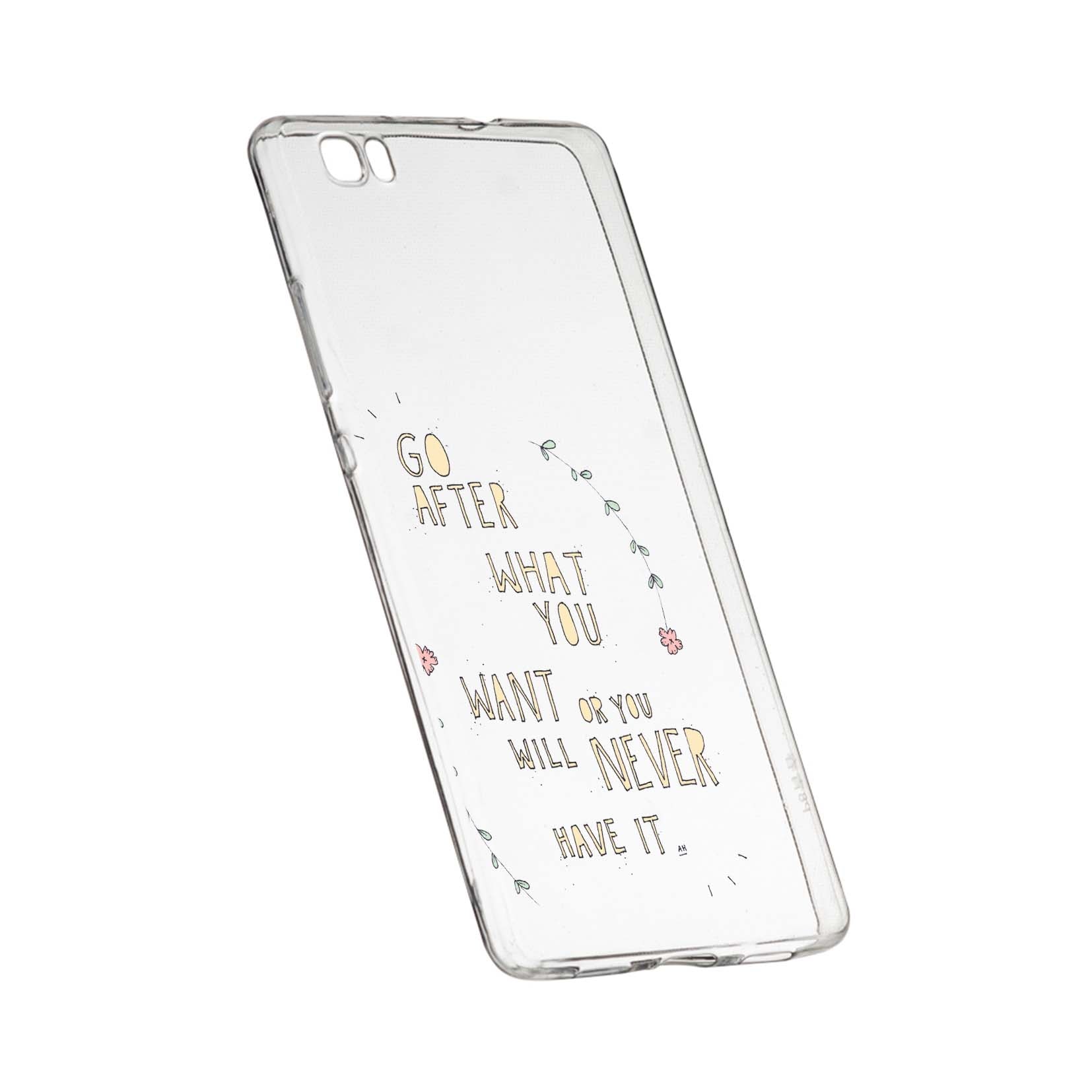 Husa de protectie cu mesaj Be Positive, pentru Sony XZ1, rezistenta la uzura, anti-alunecare, din silicon Premium, 483