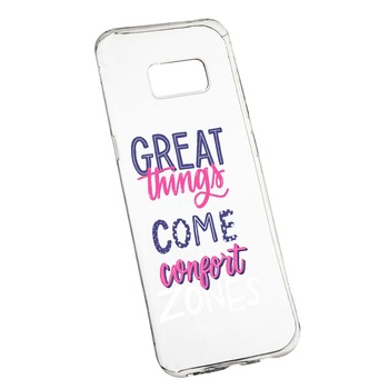 Husa de protectie cu mesaj Great Things, pentru Samsung Galaxy S8, rezistenta la uzura, anti-alunecare, din silicon Premium, 486 Husa de protectie cu mesaj Great Things, pentru Samsung Galaxy S8, rezistenta la uzura, anti-alunecare, din silicon Premium, 486