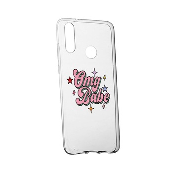 Husa de protectie cu mesaj OMG Babe, pentru Xiaomi Mi A2 Lite/ Redmi 6 Pro, rezistenta la uzura, anti-alunecare, din silicon Premium, 487 Husa de protectie cu mesaj OMG Babe, pentru Xiaomi Mi A2 Lite/ Redmi 6 Pro, rezistenta la uzura, anti-alunecare, din silicon Premium, 487