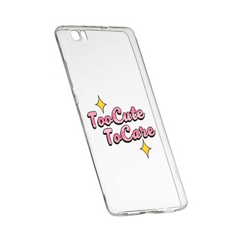Husa de protectie cu mesaj Too Cute, pentru Sony XZ1, rezistenta la uzura, anti-alunecare, din silicon Premium, 488 Husa de protectie cu mesaj Too Cute, pentru Sony XZ1, rezistenta la uzura, anti-alunecare, din silicon Premium, 488