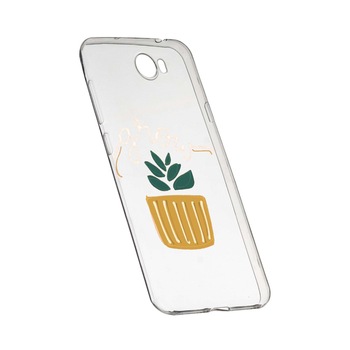 Husa de protectie cu mesaj Grow, pentru Huawei Y7 /Enjoy 7 Plus /Nova Lite Plus 2017, rezistenta la uzura, anti-alunecare, din silicon Premium, 490 Husa de protectie cu mesaj Grow, pentru Huawei Y7 /Enjoy 7 Plus /Nova Lite Plus 2017, rezistenta la uzura, anti-alunecare, din silicon Premium, 490