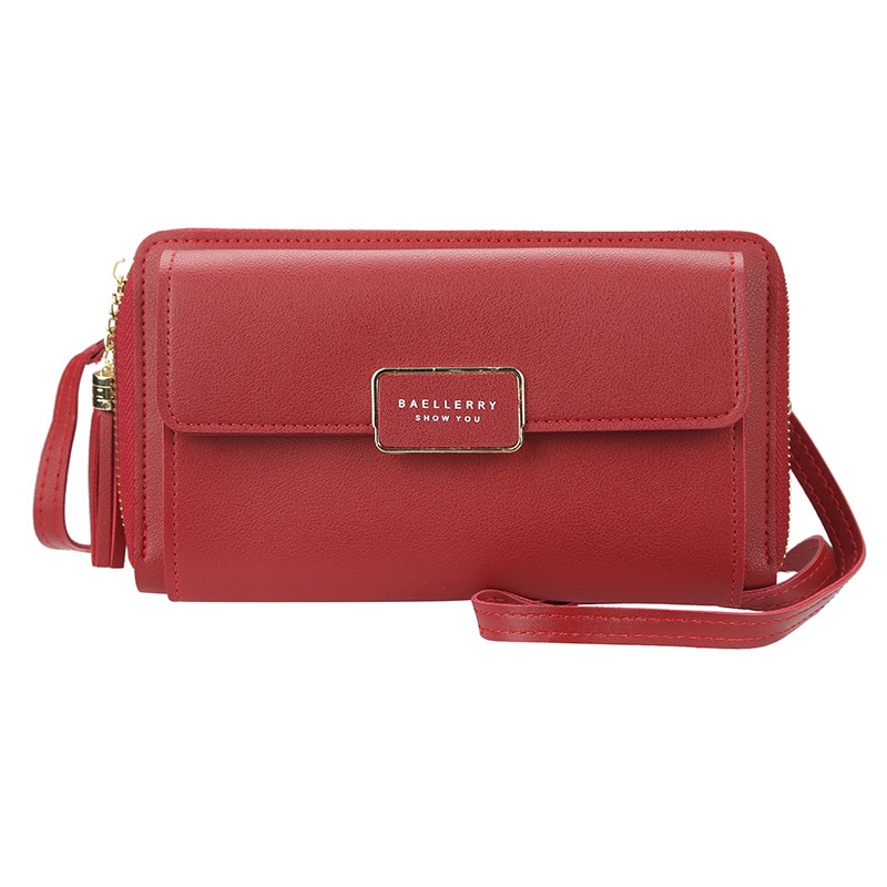 Portofel dama Baellerry BTG-851ZX-N0101 Rosu , Piele