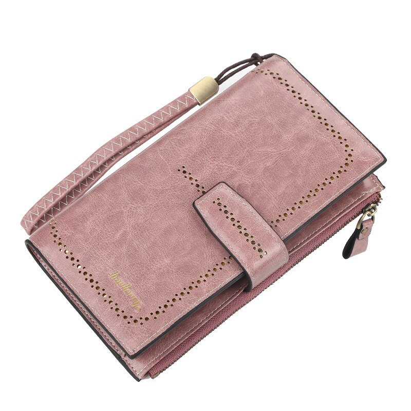 Portofel dama Baellerry, BTG-857ZX-N1629, Roz, Piele