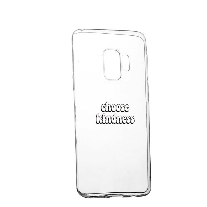 Husa de protectie cu mesaj Kindness, pentru Samsung Galaxy J4 2018, rezistenta la uzura, anti-alunecare, din silicon Premium, 478