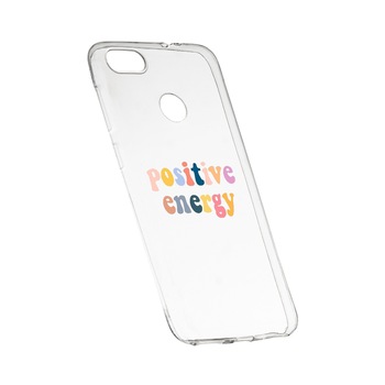 Husa de protectie cu mesaj Positive Energy, pentru HTC Desire 12 Plus, rezistenta la uzura, anti-alunecare, din silicon Premium, 479 Husa de protectie cu mesaj Positive Energy, pentru HTC Desire 12 Plus, rezistenta la uzura, anti-alunecare, din silicon Premium, 479