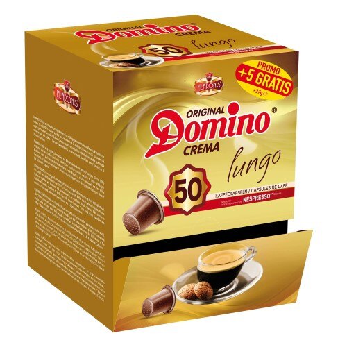 Capsule cafea Domino ESPRESSO CREMA Lungo , compatibile Nespresso 50 capsule +5