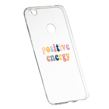 Husa de protectie cu mesaj Positive Energy, pentru Huawei P9 Lite 2017/P8, rezistenta la uzura, anti-alunecare, din silicon Premium, 479 Husa de protectie cu mesaj Positive Energy, pentru Huawei P9 Lite 2017/P8, rezistenta la uzura, anti-alunecare, din silicon Premium, 479