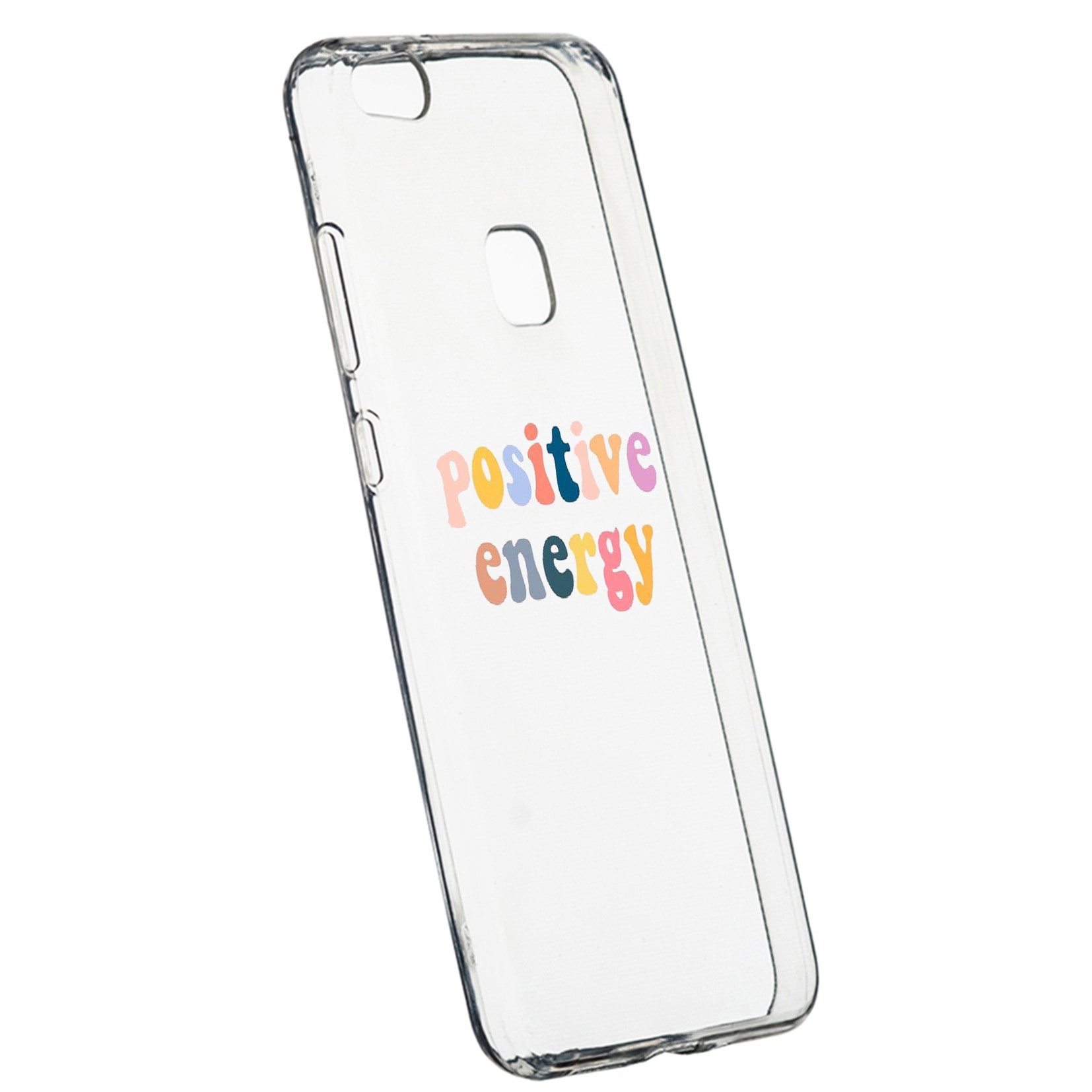 Husa de protectie cu mesaj Positive Energy, pentru Huawei Honor 8X/ View 10 Lite, rezistenta la uzura, anti-alunecare, din silicon Premium, 479