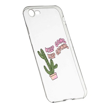 Husa de protectie cu mesaj Keep Going, pentru HTC Desire 12, rezistenta la uzura, anti-alunecare, din silicon Premium, 482 Husa de protectie cu mesaj Keep Going, pentru HTC Desire 12, rezistenta la uzura, anti-alunecare, din silicon Premium, 482