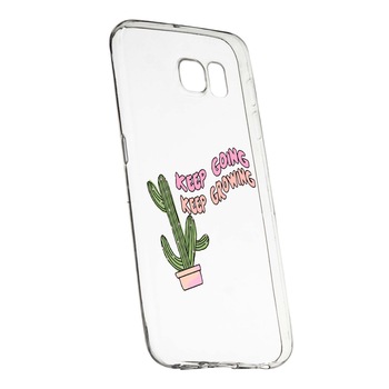 Husa de protectie cu mesaj Keep Going, pentru HTC U Ultra, rezistenta la uzura, anti-alunecare, din silicon Premium, 482 Husa de protectie cu mesaj Keep Going, pentru HTC U Ultra, rezistenta la uzura, anti-alunecare, din silicon Premium, 482