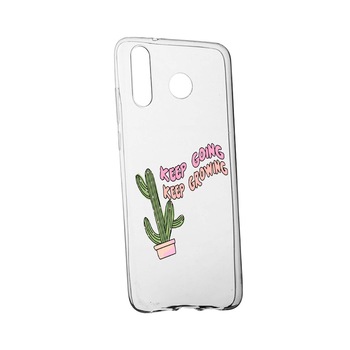 Husa de protectie cu mesaj Keep Going, pentru Samsung Galaxy A60, rezistenta la uzura, anti-alunecare, din silicon Premium, 482 Husa de protectie cu mesaj Keep Going, pentru Samsung Galaxy A60, rezistenta la uzura, anti-alunecare, din silicon Premium, 482