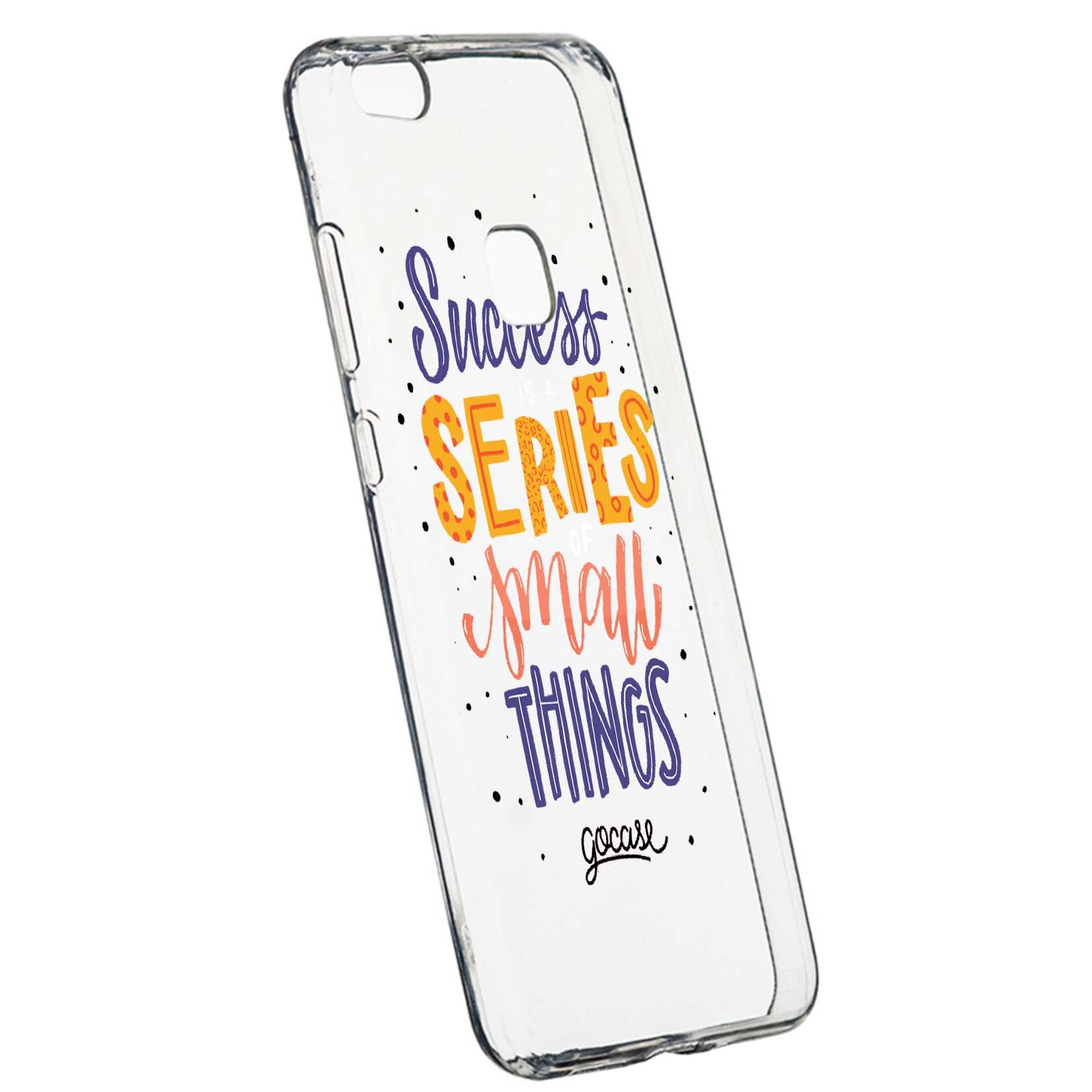 Husa de protectie cu mesaj Success, pentru Huawei Honor 8X/ View 10 Lite, rezistenta la uzura, anti-alunecare, din silicon Premium, 485