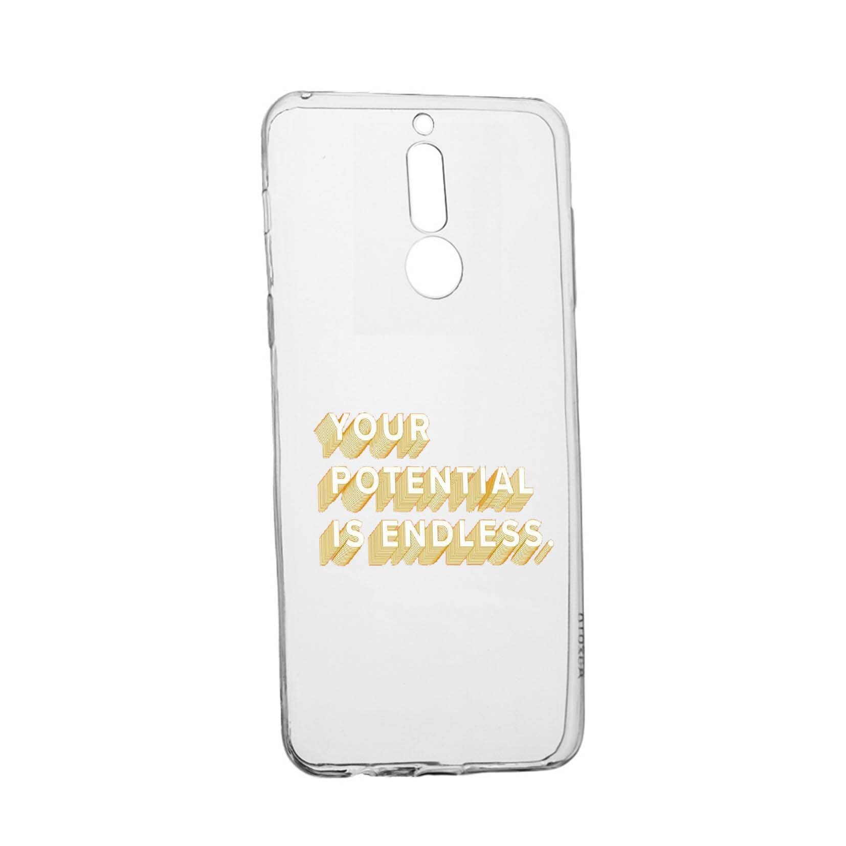 Husa de protectie cu mesaj Endless, pentru Sony Xperia 1/ XZ4, rezistenta la uzura, anti-alunecare, din silicon Premium, 484