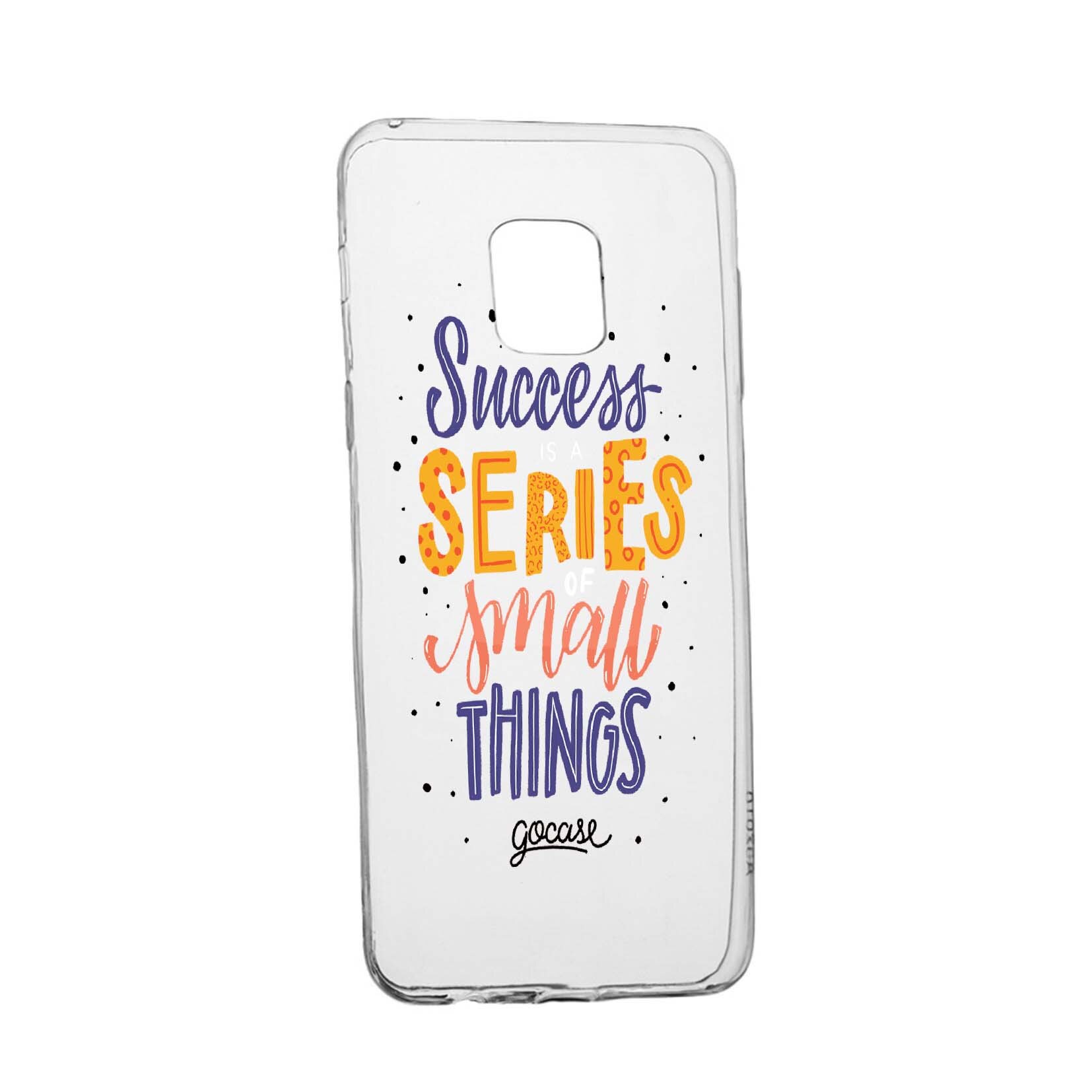 Husa de protectie cu mesaj Success, pentru Huawei Mate 20 Pro, rezistenta la uzura, anti-alunecare, din silicon Premium, 485