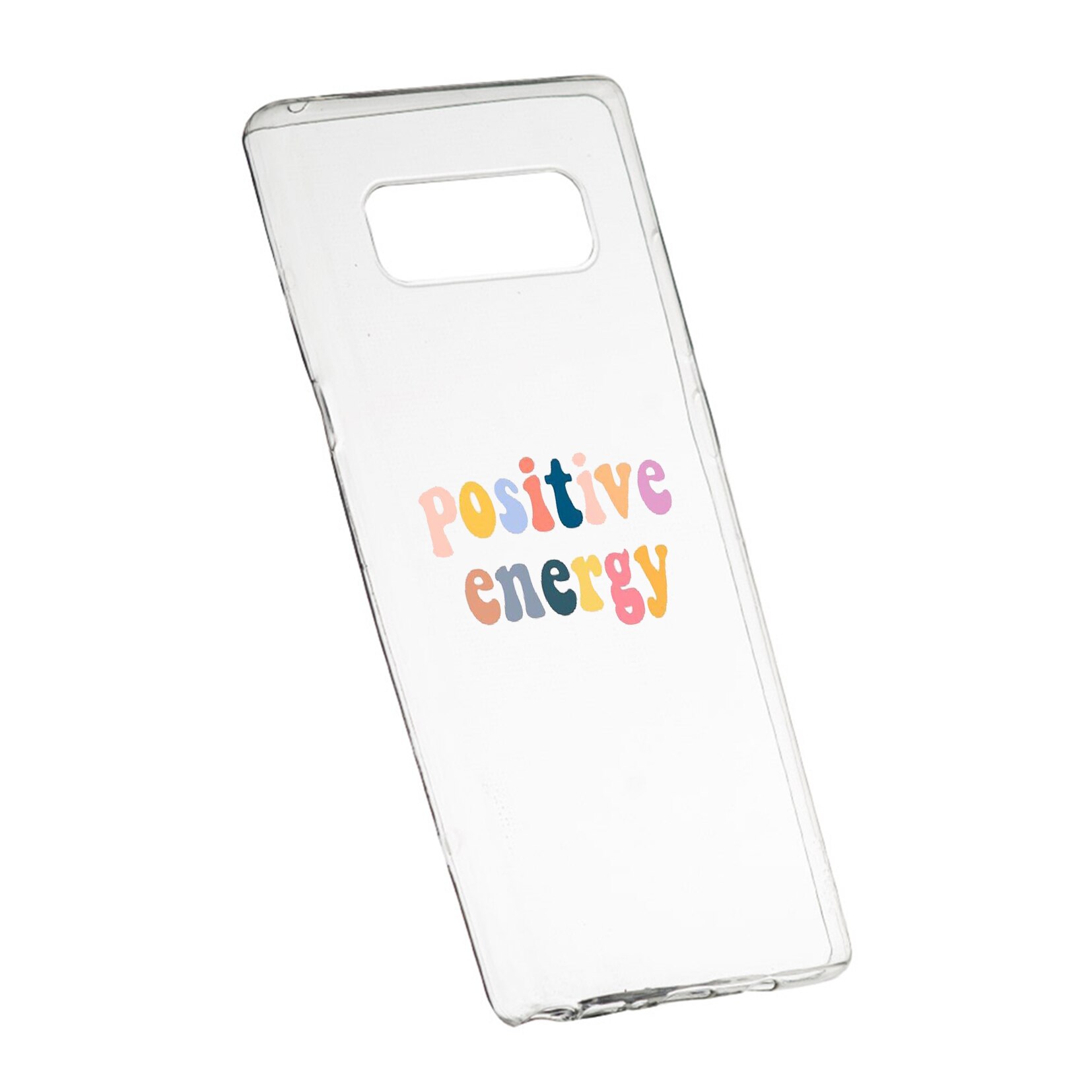 Husa de protectie cu mesaj Positive Energy, pentru Samsung Galaxy S10Lite/S10e, rezistenta la uzura, anti-alunecare, din silicon Premium, 479