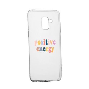 Husa de protectie cu mesaj Positive Energy, pentru Samsung Galaxy A6 2018, rezistenta la uzura, anti-alunecare, din silicon Premium, 479 Husa de protectie cu mesaj Positive Energy, pentru Samsung Galaxy A6 2018, rezistenta la uzura, anti-alunecare, din silicon Premium, 479