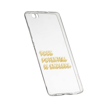 Husa de protectie cu mesaj Endless, pentru Sony XZ1, rezistenta la uzura, anti-alunecare, din silicon Premium, 484 Husa de protectie cu mesaj Endless, pentru Sony XZ1, rezistenta la uzura, anti-alunecare, din silicon Premium, 484