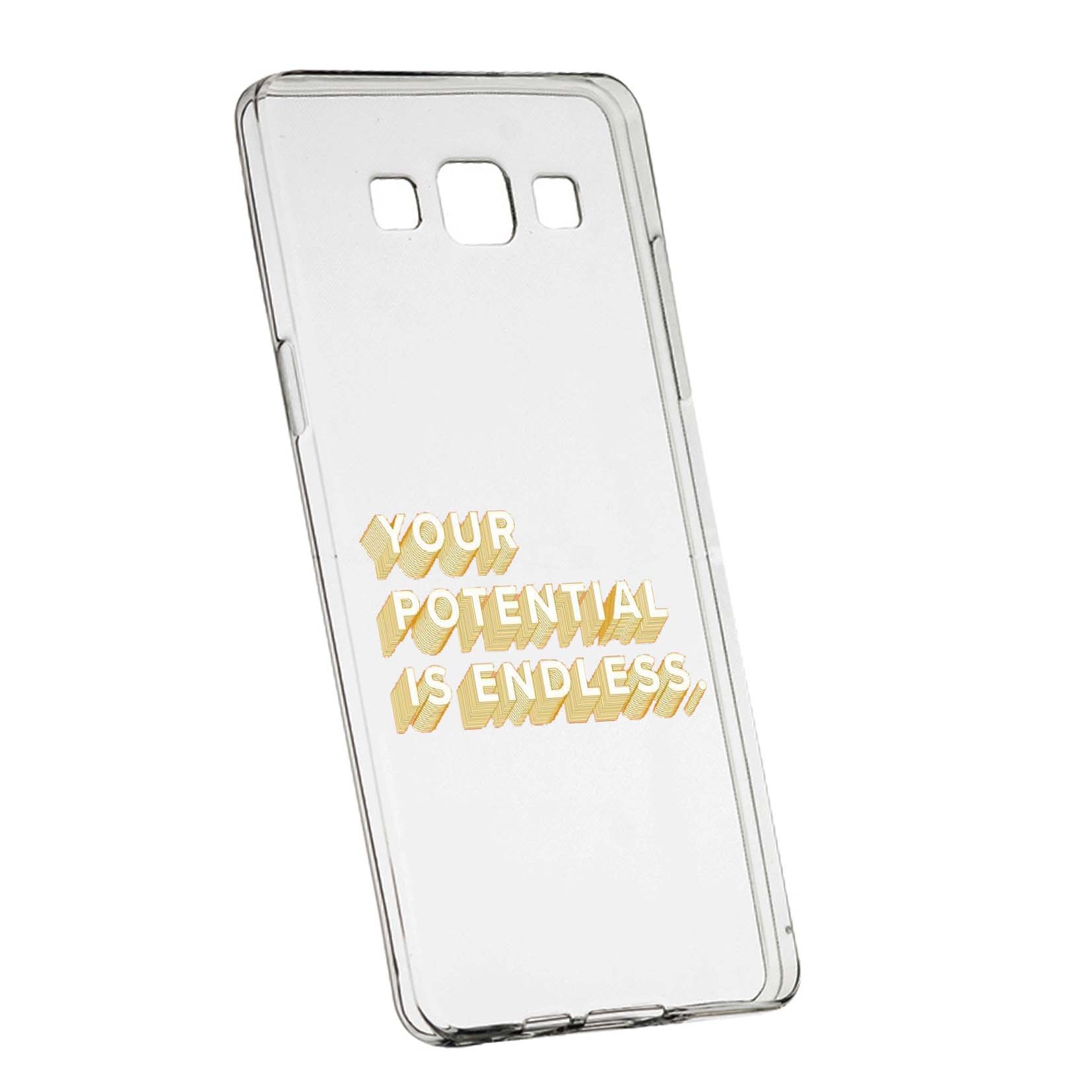 Husa de protectie cu mesaj Endless, pentru Samsung Galaxy J7 2016, rezistenta la uzura, anti-alunecare, din silicon Premium, 484