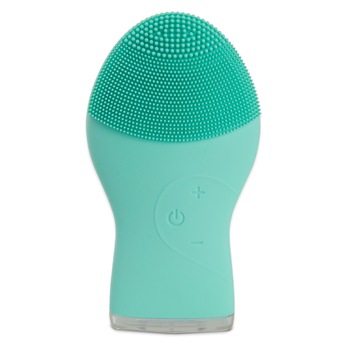 Aparat de curatare si masare faciala Gioia pentru ten si gat, acumulator integrat, autonomie mare, turcoaz Aparat de curatare si masare faciala Gioia pentru ten si gat, acumulator integrat, autonomie mare, turcoaz