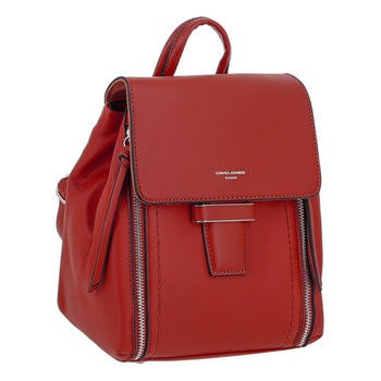 Rucsac dama, David Jones, mini, din piele ecologica, rosu inchis, cu clapa, 99561205 Rucsac dama, David Jones, mini, din piele ecologica, rosu inchis, cu clapa, 99561205